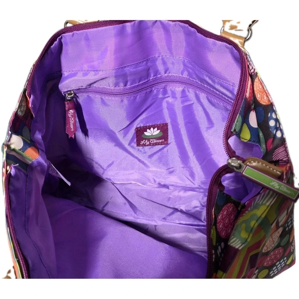Lily Bloom Floral Multicolor Women's Tote Bag NNT